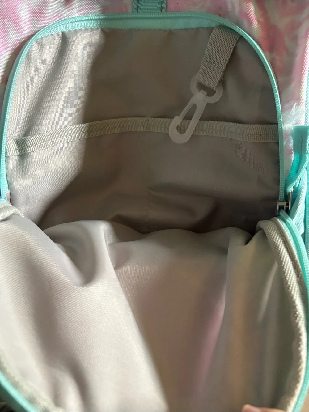 Pottery Barn Kids Tie-Dye Heart Backpack in Pink and Mint